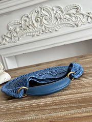 Colestore Chloé Summer Banana Hobo Blue Bag 36x21.5x2cm - 6