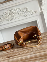 Colestore Chloé Small Bracelet Hobo Caramel Bag 32x14x10cm - 4