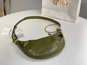 Colestore Chloé Small Bracelet Hobo Green Bag 32x14x10cm - 5