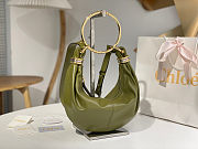 Colestore Chloé Small Bracelet Hobo Green Bag 32x14x10cm - 4