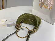 Colestore Chloé Small Bracelet Hobo Green Bag 32x14x10cm - 3
