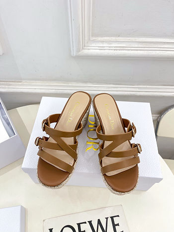 Colestore Christian Dior Attitude Wedge Sandals