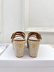 Colestore Christian Dior Attitude Wedge Sandals - 5