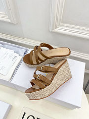 Colestore Christian Dior Attitude Wedge Sandals - 2