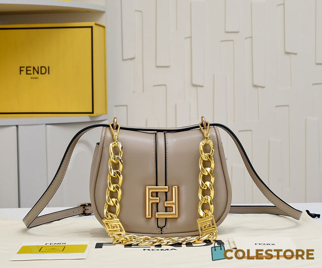 Colestore Fendi C'mon Small Bag Gray 21x6x20cm - 1