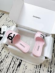 Colestore Chanel Pink Flat Slides  - 2