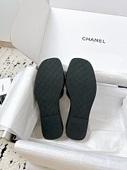 Colestore Chanel Black Flat Slides  - 4