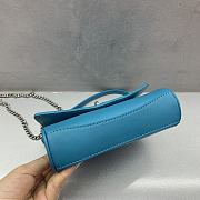 Colestore Balenciaga Rodeo Bag With Chain Nano in Blue 18x12x4.5cm - 3