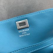 Colestore Balenciaga Rodeo Bag With Chain Nano in Blue 18x12x4.5cm - 4