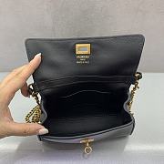 Colestore Balenciaga Rodeo Bag With Chain Nano in Black 18x12x4.5cm - 2