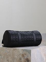 Colestore YSL Saint Laurent Gloria Quilted Satchel Bag Black 42×18×18cm - 3