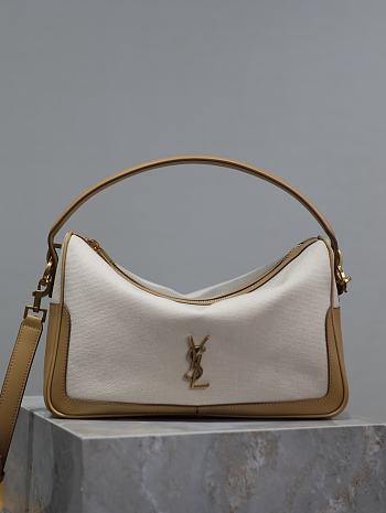 Colestore YSL Saint Laurent Camera Supple Bag Natural 28×15×9cm 