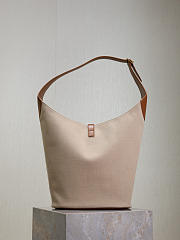 Colestore YSL Saint Laurent Le 5 A 7 Hobo Bag in Desert Dust & Brick 26×31.5×13.5cm - 6