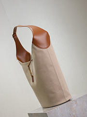 Colestore YSL Saint Laurent Le 5 A 7 Hobo Bag in Desert Dust & Brick 26×31.5×13.5cm - 5
