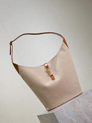 Colestore YSL Saint Laurent Le 5 A 7 Hobo Bag in Desert Dust & Brick 26×31.5×13.5cm - 3