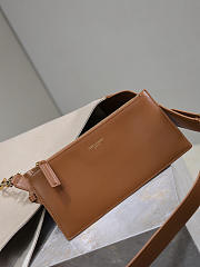 Colestore YSL Saint Laurent Le 5 A 7 Hobo Bag in Desert Dust & Brick 26×31.5×13.5cm - 2