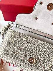 Colestore Valentino Small Locò Rhinestones 'Silver' 19x10.5x5cm - 5
