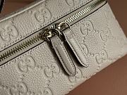 Colestore Gucci GG Emblem Mini Boston Cream Bag 20x12x6cm - 2