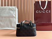 Colestore Gucci GG Emblem Mini Boston Black Bag 20x12x6cm - 6
