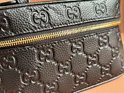 Colestore Gucci GG Emblem Mini Boston Black Bag 20x12x6cm - 2
