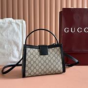 Colestore Gucci Padlock Small GG Shoulder GG Supreme Black 25.5x17.5x10cm - 5