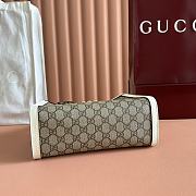 Colestore Gucci Padlock Small GG Shoulder GG Supreme White 25.5x17.5x10cm - 4