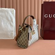 Colestore Gucci Padlock Small GG Shoulder GG Supreme Brown 25.5x17.5x10cm - 5
