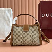 Colestore Gucci Padlock Small GG Shoulder GG Supreme Brown 25.5x17.5x10cm - 4