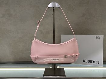 Colestore Jacquemus Le Bisou Ceinture Light Pink Bag 27x11x3cm