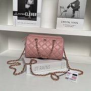 Colestore Chanel Boston Pink Bag 11.5×18.5×11cm - 1