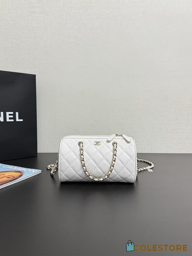 ColestoreChanel Clutch With Chain White 18.5x11x11cm - 1
