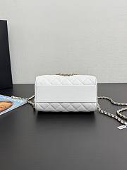 ColestoreChanel Clutch With Chain White 18.5x11x11cm - 5