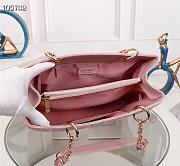 Colestore Chanel Women Shoulder bags Grand Shopping Tote Pink Leather 24x33x13cm - 6