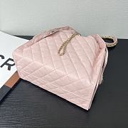 Colestore Chanel 25 Medium Handbag Grained Calfskin & Gold-Tone Metal Pink 40x30x15cm - 2