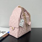 Colestore Chanel 25 Medium Handbag Grained Calfskin & Gold-Tone Metal Pink 40x30x15cm - 3