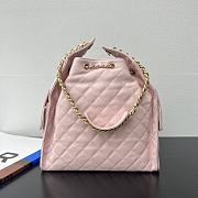 Colestore Chanel 25 Medium Handbag Grained Calfskin & Gold-Tone Metal Pink 40x30x15cm - 4