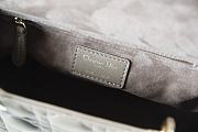 Colestore Dior Medium Lady Dior Lambskin Cannage Bag 'Brown' 24x20x11cm - 5