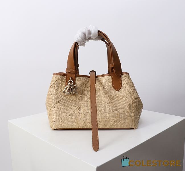 Colestore Dior Small Toujours Bag Natural Cannage Raffia 23 x 14 x 12cm - 1