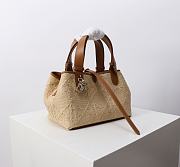 Colestore Dior Small Toujours Bag Natural Cannage Raffia 23 x 14 x 12cm - 4