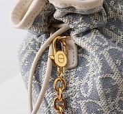 Colestore Dior 30 Montaigne Mini Bucket Bag with Drawstring Blue Dior Oblique 16 x 18.5 x 13cm - 3