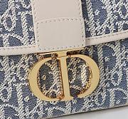 Colestore Dior Medium 30 Montaigne Satchel Bag Blue Dior Oblique 24 x 17 x 9 cm - 2
