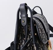Colestore Dior Medium 30 Montaigne Satchel Bag Blue Dior Oblique Jacquard  24 x 17 x 9 cm - 6