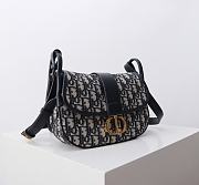 Colestore Dior Medium 30 Montaigne Satchel Bag Blue Dior Oblique Jacquard  24 x 17 x 9 cm - 5