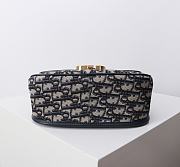 Colestore Dior Medium 30 Montaigne Satchel Bag Blue Dior Oblique Jacquard  24 x 17 x 9 cm - 4