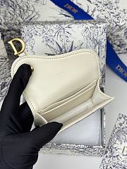 Colestore Dior Saddle Lotus Wallet Blue Dior Oblique Jacquard 10.5 x 7cm - 5
