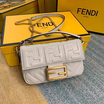 Colestore Fendi Baguette Mini Gray 18.5x4.5x12cm 