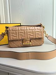 Colestore Fendi Baguette Bag Glossy Beige 26x5x15cm - 1