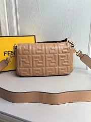 Colestore Fendi Baguette Bag Glossy Beige 26x5x15cm - 5