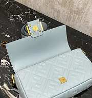 Colestore Fendi Baguette in Baby Blue 26×15×6cm - 4