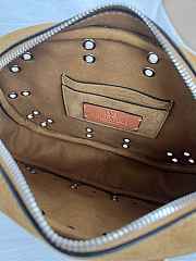 Colestore Valentino Garavani Nellcôte Suede Shoulder Bag Havana Beige 23x16x6cm - 2